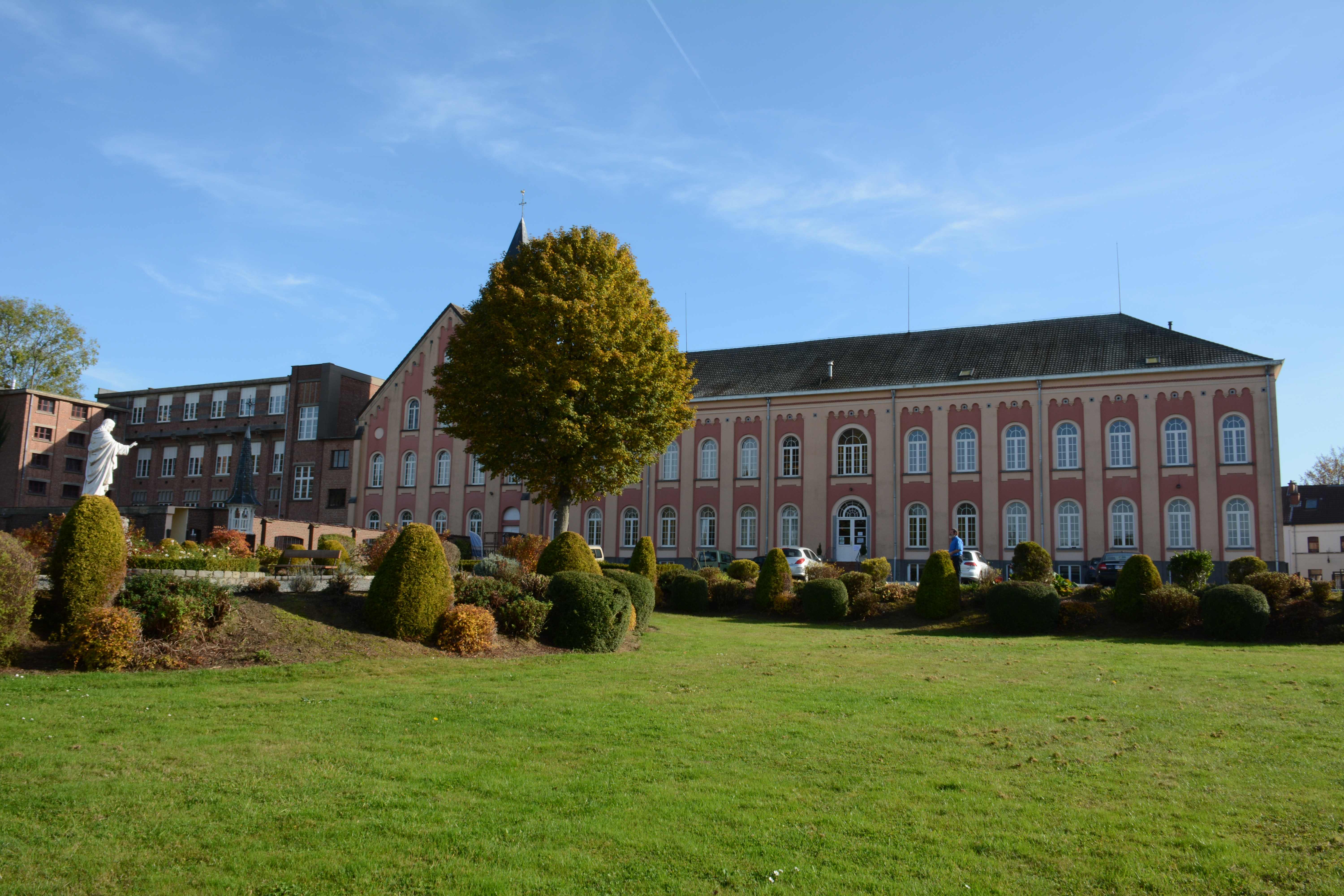 Het oude klooster in Maleizen