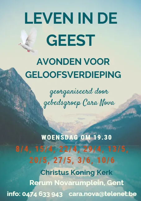 Leven in de Geest, avonden voor geloofsverdieping