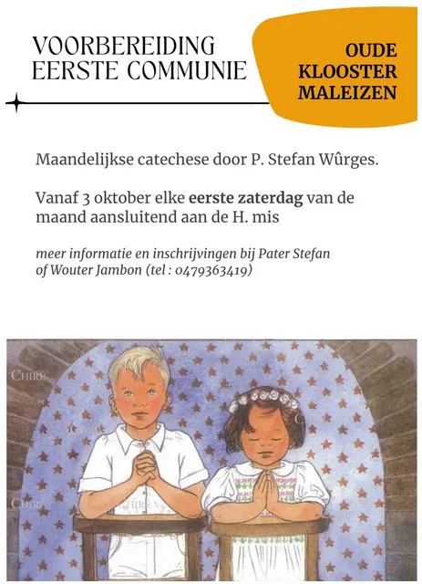 Eerste communie voorbereiding
